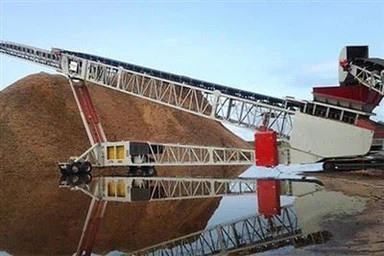 Apilador radial móvil